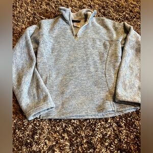 Heather blue Patagonia Quarter zip